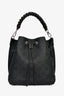 Louis Vuitton Black Mahina Leather Muria Bucket Bag