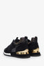 Louis Vuitton Black Suede Monogram Canvas Run Away Sneakers Size 39