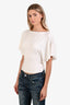 Reformation White Tie Short Sleeve Top Size XS