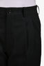 Comme des Garcons Black Wool Pleated Panelled Pants Size M