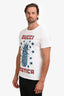 Gucci White Cotton Pineapple Logo Printed Short Sleeve T-Shirt Size S Mens