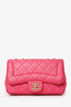 Pre-loved Chanel™ 2015-16 Pink Quilted Lambskin Mini Mademoiselle Chic Flap