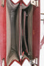 Gucci Burgundy Pebble Leather Medium Zumi Top Handle Bag