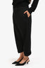 DSQUARED2 Black Cuffed Cropped Trousers Size 44