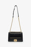 Pre-loved Chanel™ 2016-17 Black Embellished Tweed Medium Boy Bag