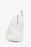 Maison Margiela White Leather 'Glam Slam' Backpack