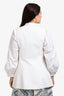 Givenchy White Sleeveless Blazer Size 44