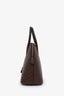 Hermès Chocolat Ostrich Bolide 35 Bag with Strap