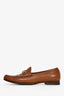 Gucci Brown Leather Horsebit Loafers Size 38.5