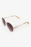 Chloe Dark Purple/Silver Heart '27S' Sunglasses