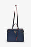 Louis Vuitton 2017 Indigo/Red Epi Leather Twist Tote with Strap