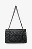 Pre-loved Chanel™ 2011-12 Black Quilted Crinkled Calfskin 2.55 Reissue 266 Double Flap Bag SHW