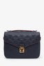 Sac à bandoulière pochette Metis Louis Vuitton Empreinte bleu marine avec bandoulière