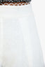 Zimmermann White Linen Scalloped Shorts Size 2