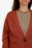 Soia & Kyo Brown Long Cardigan Size XS