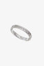 Tiffany & Co. Platinum 3 Diamond Band Ring Size 7.5