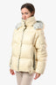 Moncler Cream Down Parana Giubotto Puffer Jacket Size 4