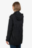 Moncler Black Zip Up Hooded Windbreaker Size 1