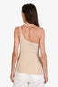 Song of Style Beige Knit One Shoulder Cut Out Top Size Small