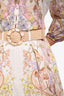 Zimmermann Yellow Multicolour Linen Floral Shorts Size 0