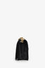 Pre-loved Chanel™ 2016-17 Black Embellished Tweed Medium Boy Bag