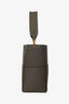 Celine Taupe Leather Sangle Seau Bucket Bag