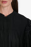 Isabel Marant Black Cotton Silk Lace Detailed Blouse Size 38