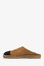 Pre-loved Chanel™ Brown Suede Coco Beach Mules Size 40
