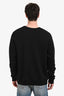 Gucci Black Tiger Logo Crewneck Sweatshirt Size M Mens