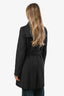 Burberry London Grey Wool Cashmere Coat Size 6