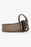 Brunello Cucinelli Metallic Leather Skinny Belt Size S