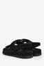 Pre-loved Chanel™ Black Pearl Detail Dad Sandals Size 38.5C