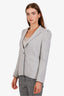 Veronica Beard Grey Single Breasted Blazer Size 6