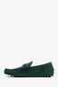 Gucci Green Suede Horsebit Loafers Size 8 Mens
