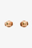 Hermès 18K Rose Gold Clou d'H Stud Earrings