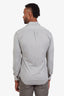 Brunello Cucinelli Grey Cotton Button Down Shirt Size 46 Mens