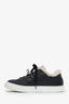 Hermès Black Leather Shearling 'Day Sneaker' Size 37.5