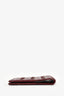 Bottega Veneta Burgundy Intrecciato Leather Passport Holder