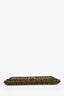 Fendi Khaki Zucchino Canvas Pouch