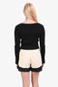 Maje Black Rib Knit Cardigan Top Set Size 1