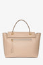 Celine Beige Grained Leather Micro Belt Bag with Strap