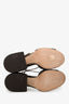 Fendi Brown Zucca Canvas Promenade Sandals Size 37