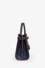 Louis Vuitton 2017 Indigo/Red Epi Leather Twist Tote with Strap