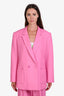 SER.OY.A Pink Pinstripe 'Natasha' Blazer Size M