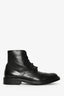 Saint Laurent Black Leather Army 20 Lace Up Boots Size 41 Men's