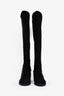 Stuart Weitzman Black Suede '5050' Over the Knee Boot Size 10
