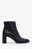 Christian Louboutin Black Leather Block Heel Adoxa 70 Ankle Boots Size 39