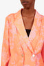 Boskemper Orange 'Shanghai' Blazer Mini Dress Size L