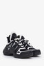 Louis Vuitton Black/White Mesh Leather Archlight Sneakers Size 39.5