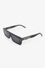 Christian Dior Black Slim Frame Diorsignature S2U Rectangular Sunglasses